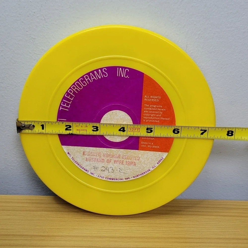 16mm Film Reel Krasner Norman Beloved Husband of Irma 1974 Mti Teleprograms Vint